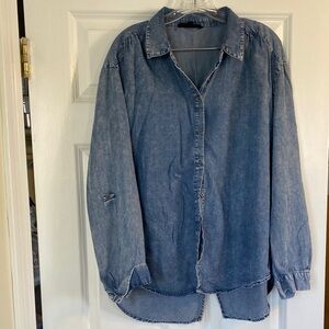 Jane Delancey Blue Denim Shirt